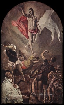 エル・グレコ Painting - 復活 1577 ルネサンス エル グレコ